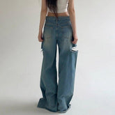 Cut Out Women Jeans